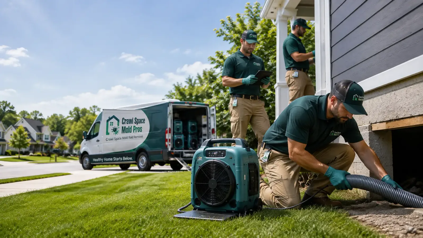 Crawl Space Mold Removal in Wheaton, IL